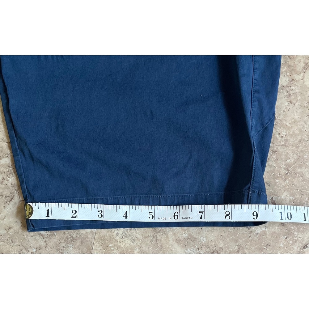 Lululemon Commission Shorts Mens 28 Navy Blue Cotton Blend 9 Inch Inseam Chino - Picture 7 of 9